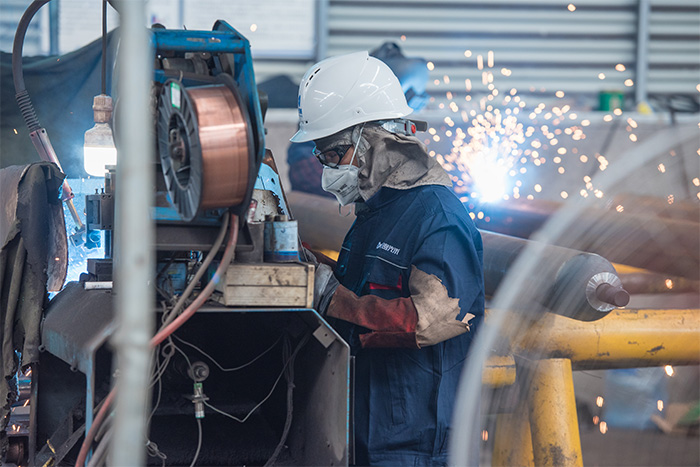 高邮网架焊接车间